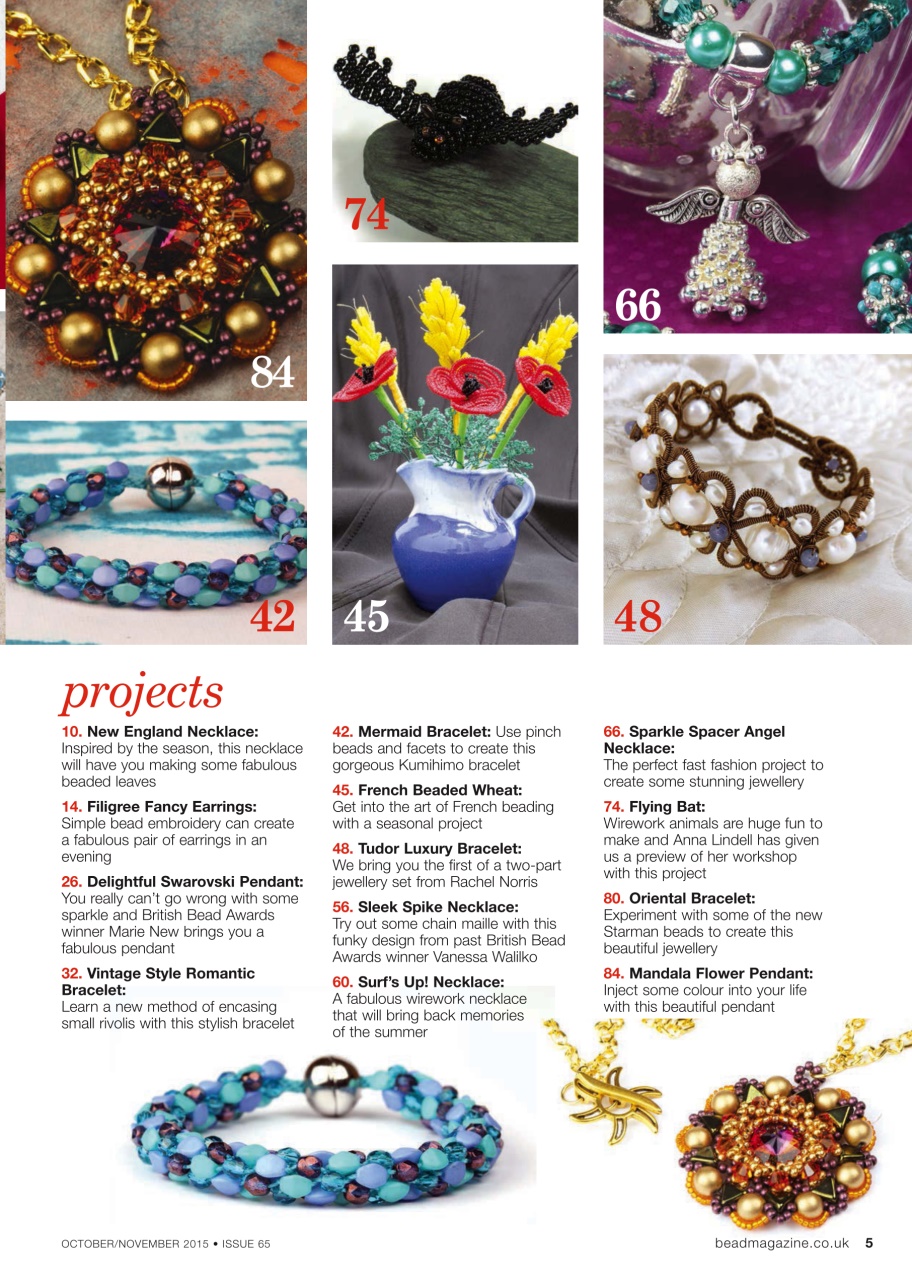 Bead & Jewellery Magazine Preview Pages