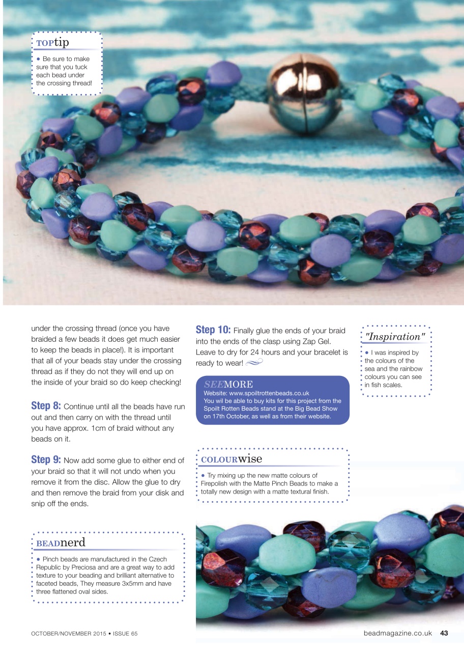 Bead & Jewellery Magazine Preview Pages