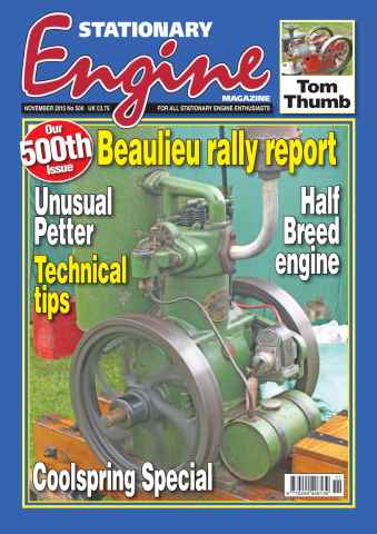 Stationary Engine issue No. 500 Beaulieu rally report