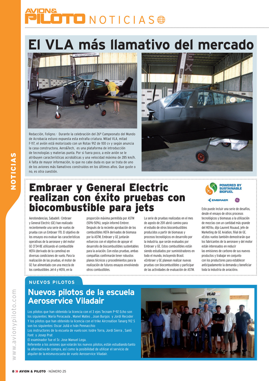 Revista Avion & Piloto Preview Pages