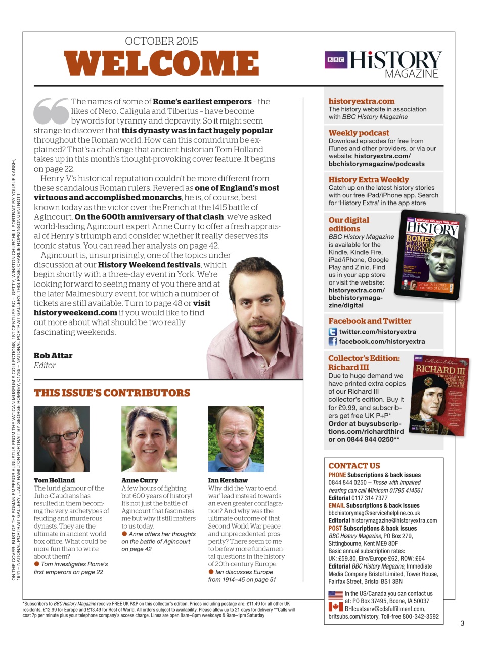 BBC History Magazine Preview Pages