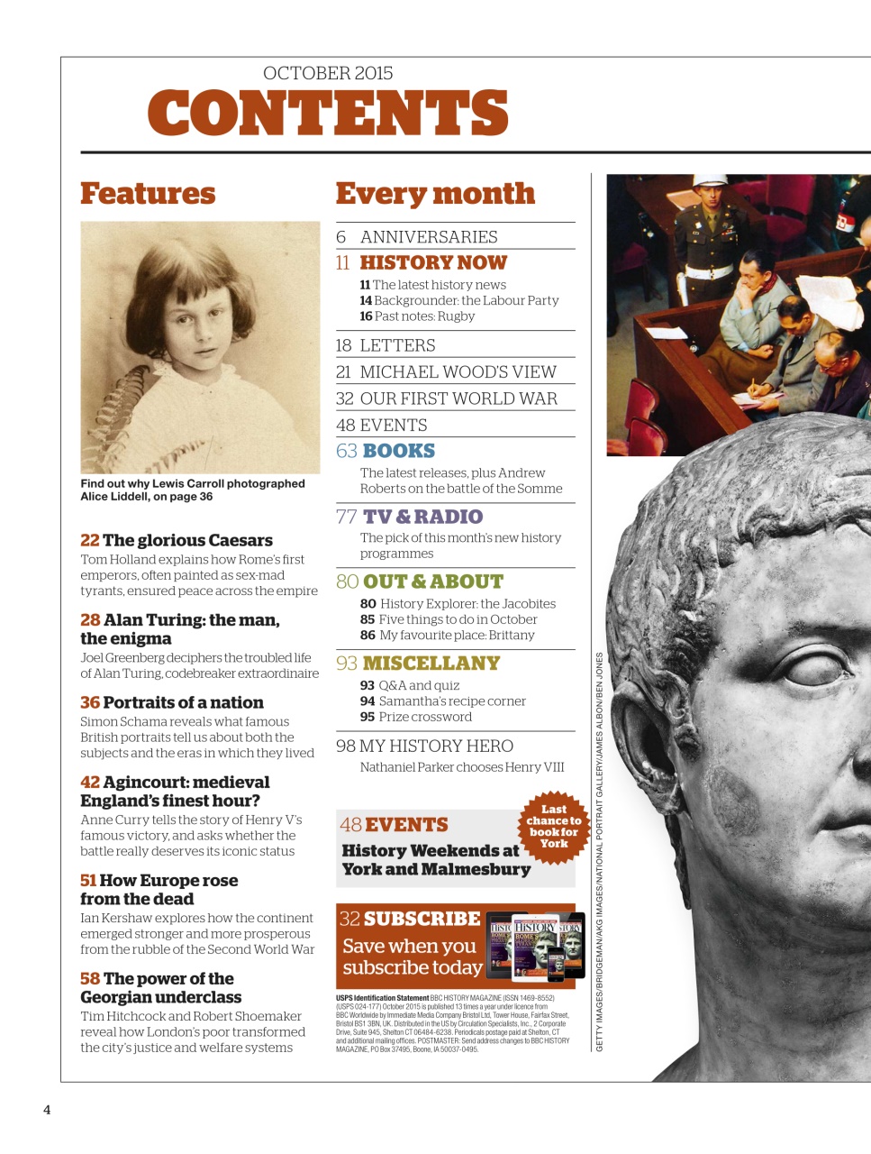 BBC History Magazine Preview Pages