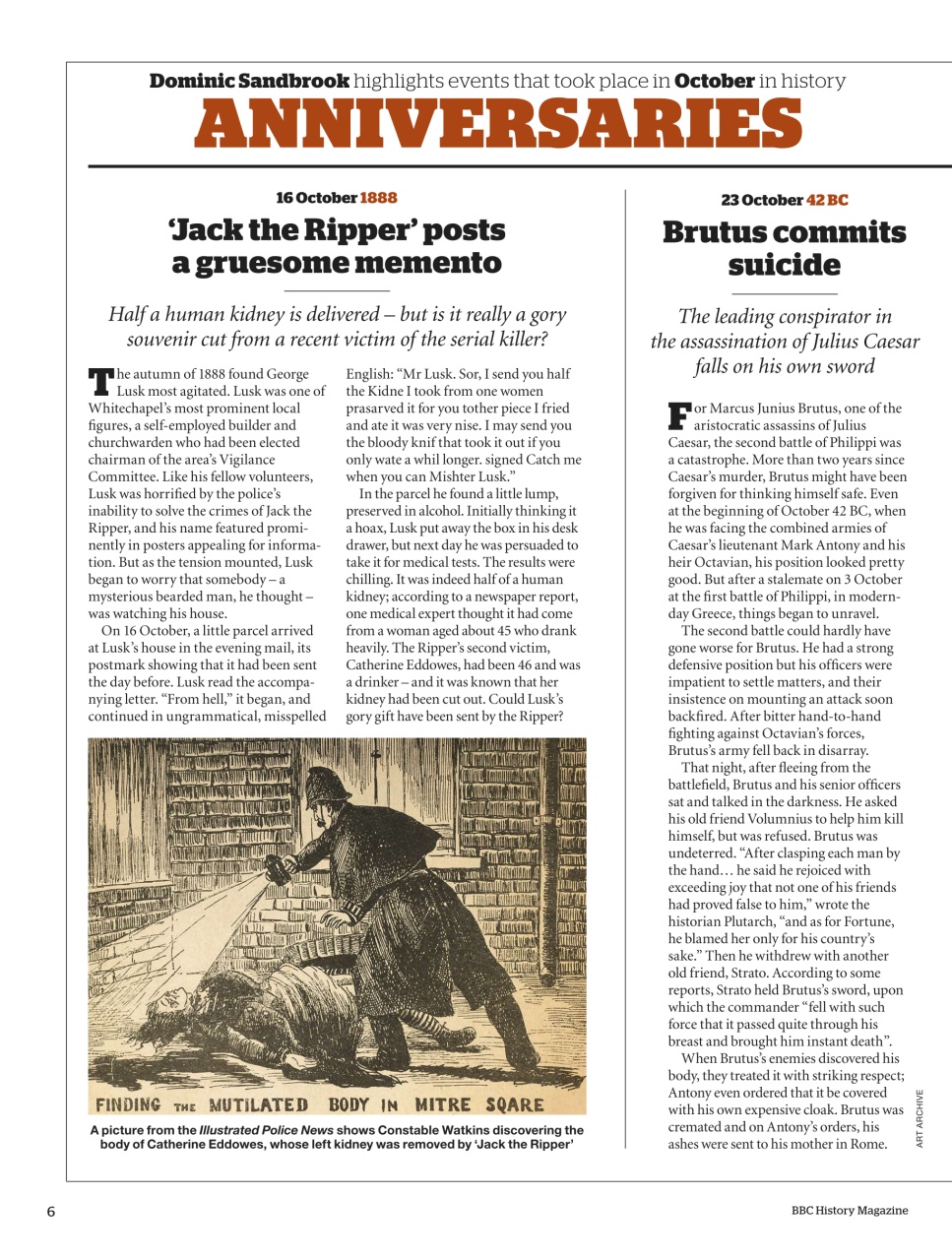 BBC History Magazine Preview Pages