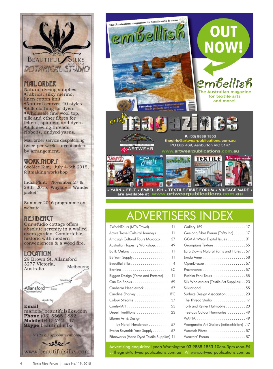 Textile Fibre Forum Preview Pages