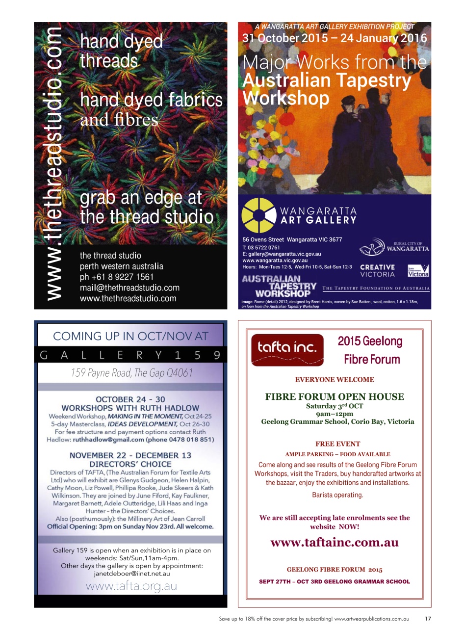 Textile Fibre Forum Preview Pages