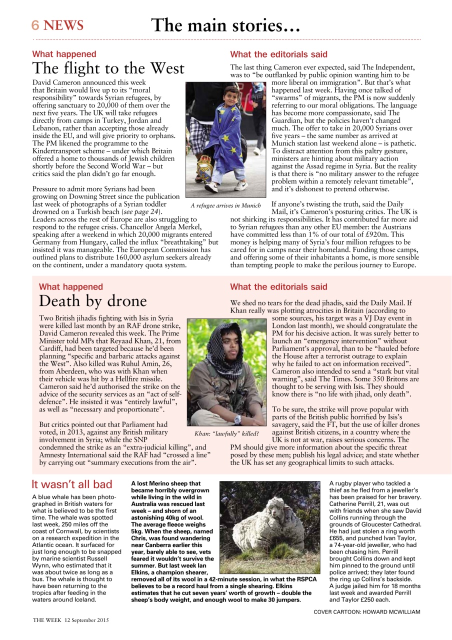 The Week Preview Pages