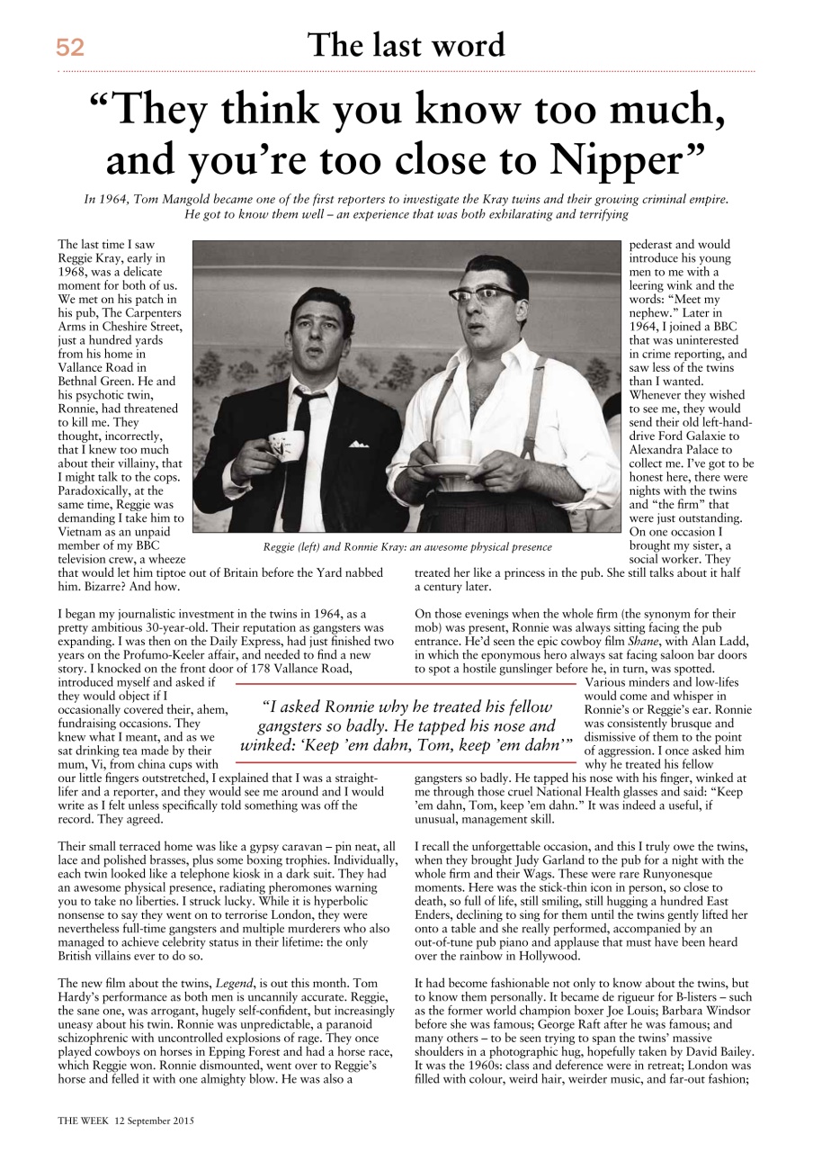 The Week Preview Pages