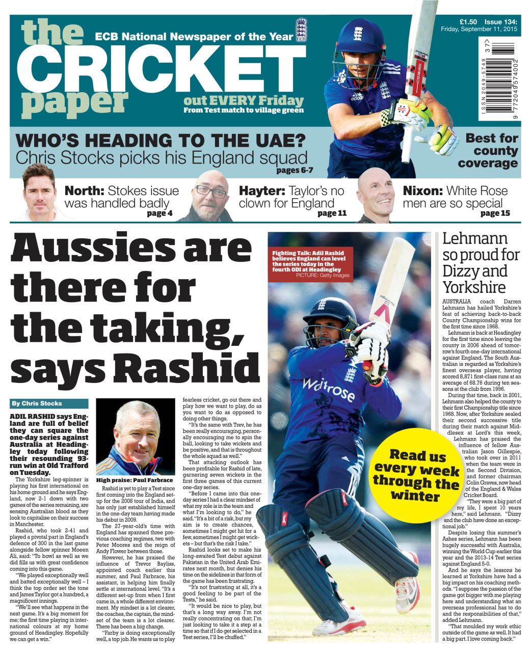 The Cricket Paper Preview Pages