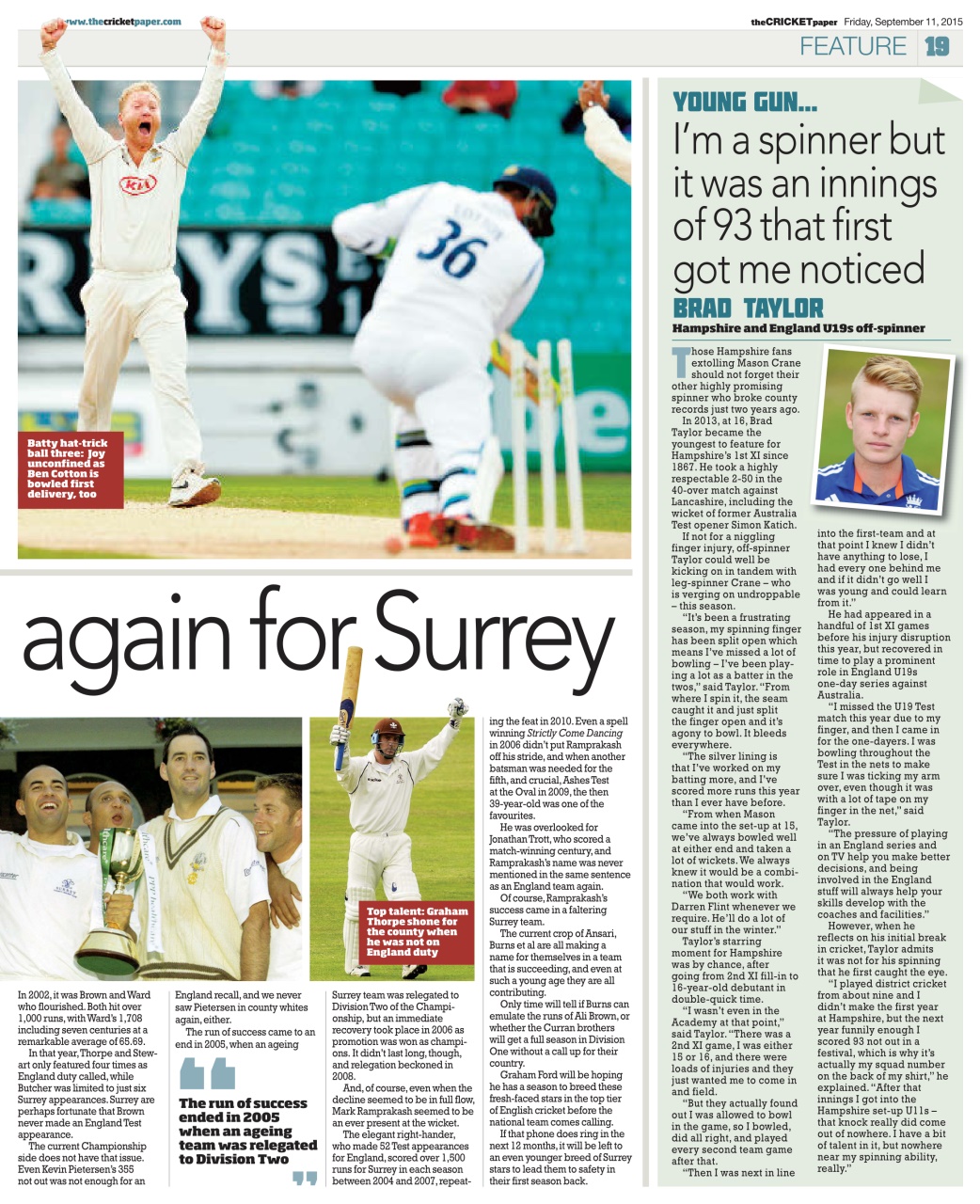 The Cricket Paper Preview Pages