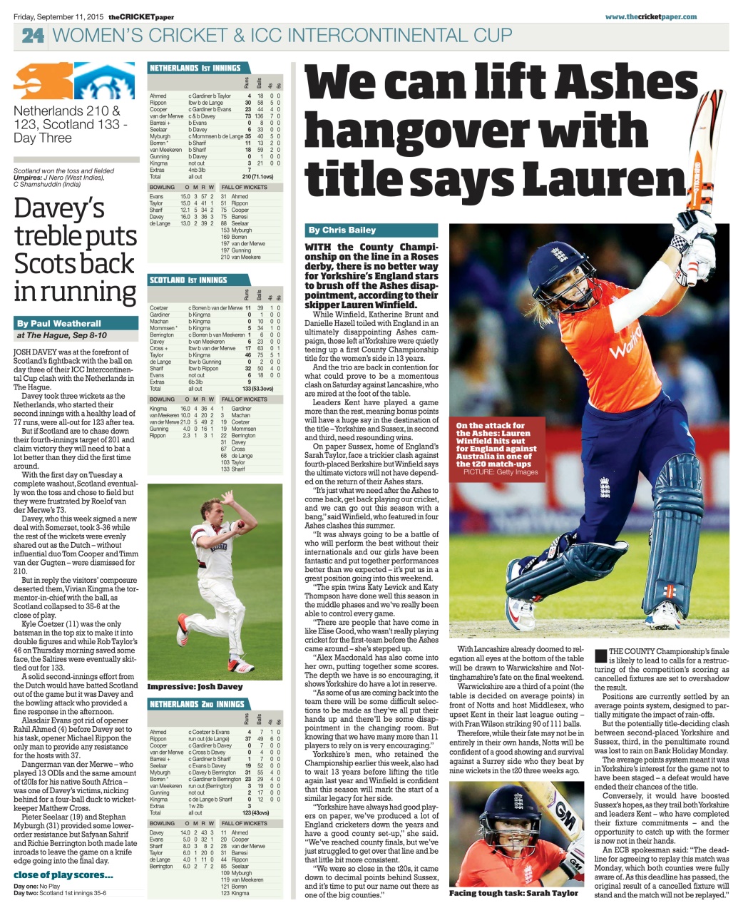 The Cricket Paper Preview Pages