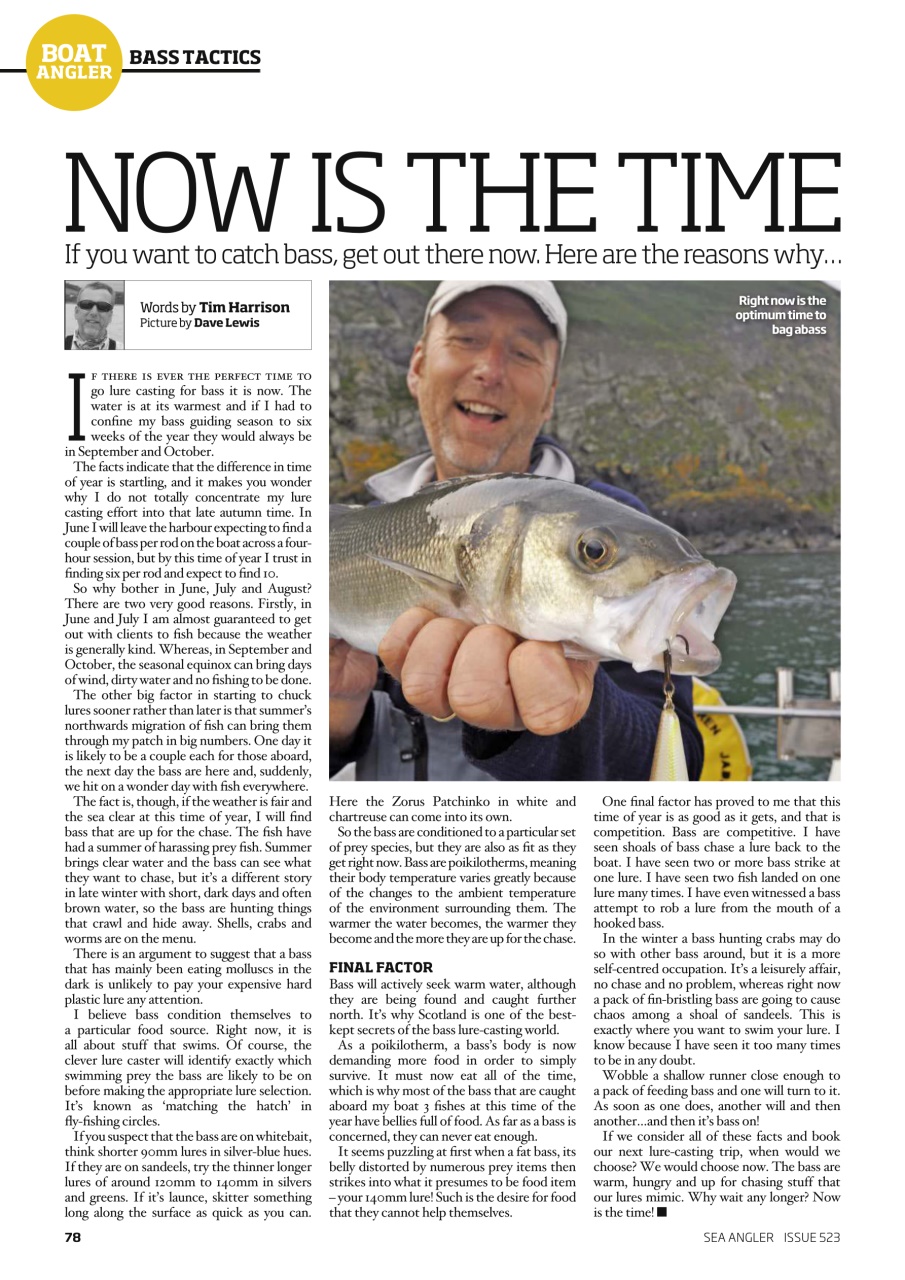 Sea Angler Preview Pages