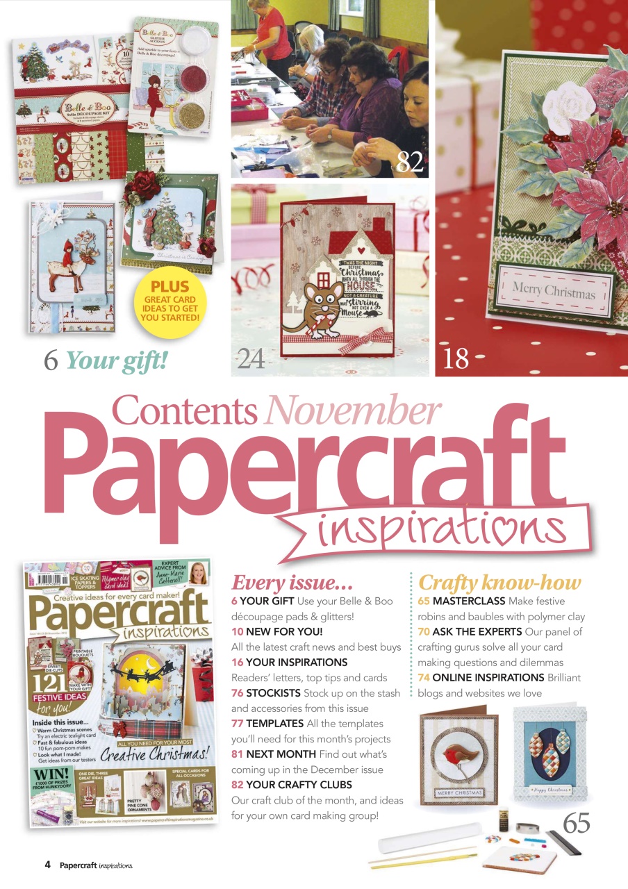 Papercraft Inspirations Preview Pages