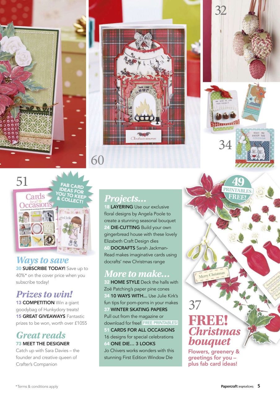 Papercraft Inspirations Preview Pages