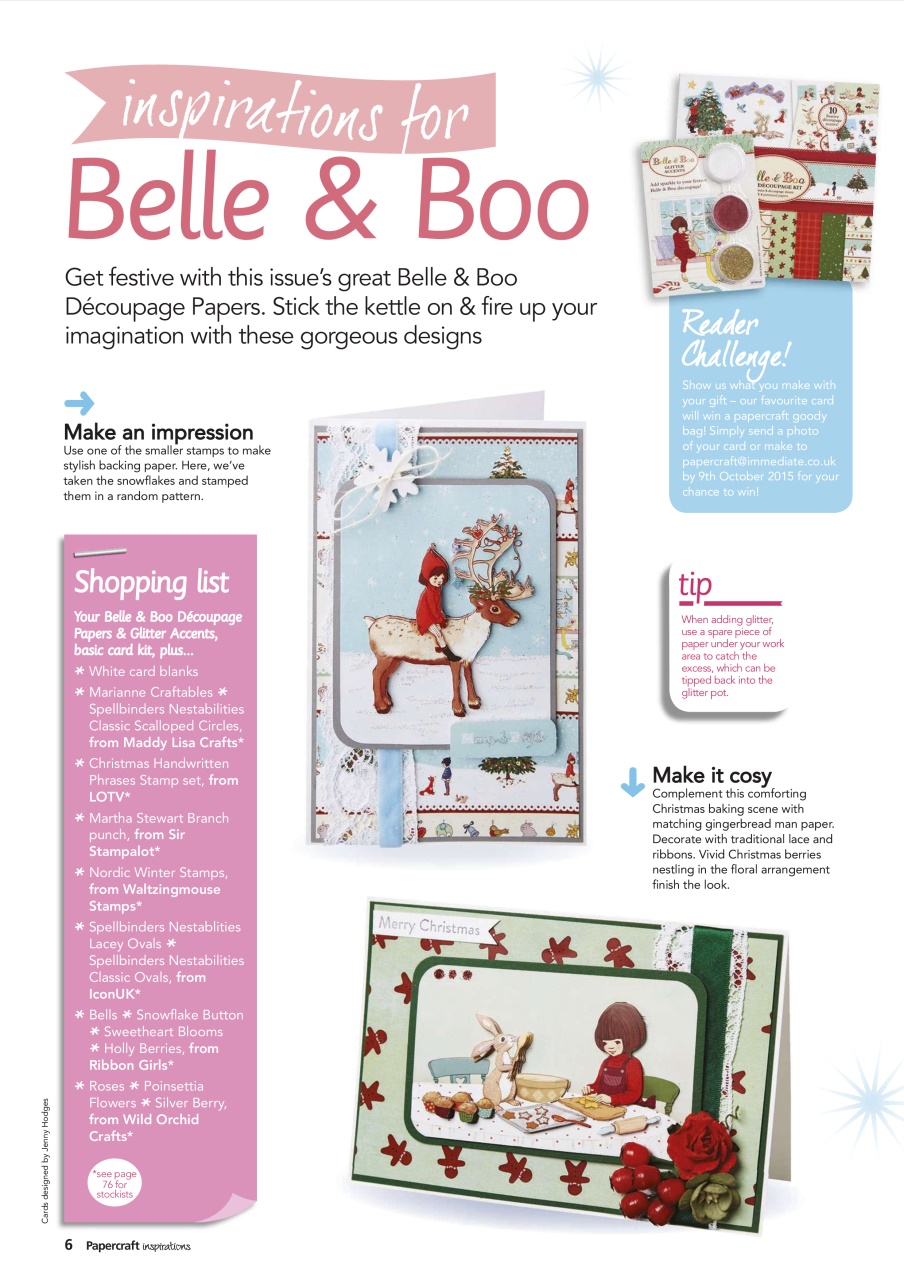 Papercraft Inspirations Preview Pages