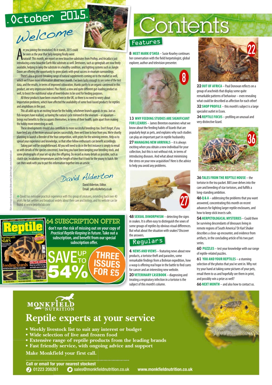Practical Reptile Keeping Preview Pages