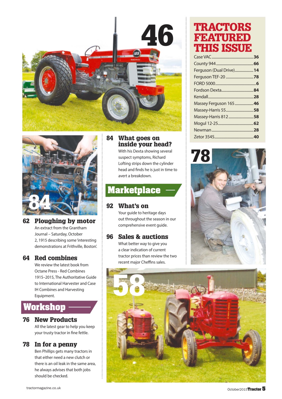 Tractor & Farming Heritage Magazine Preview Pages
