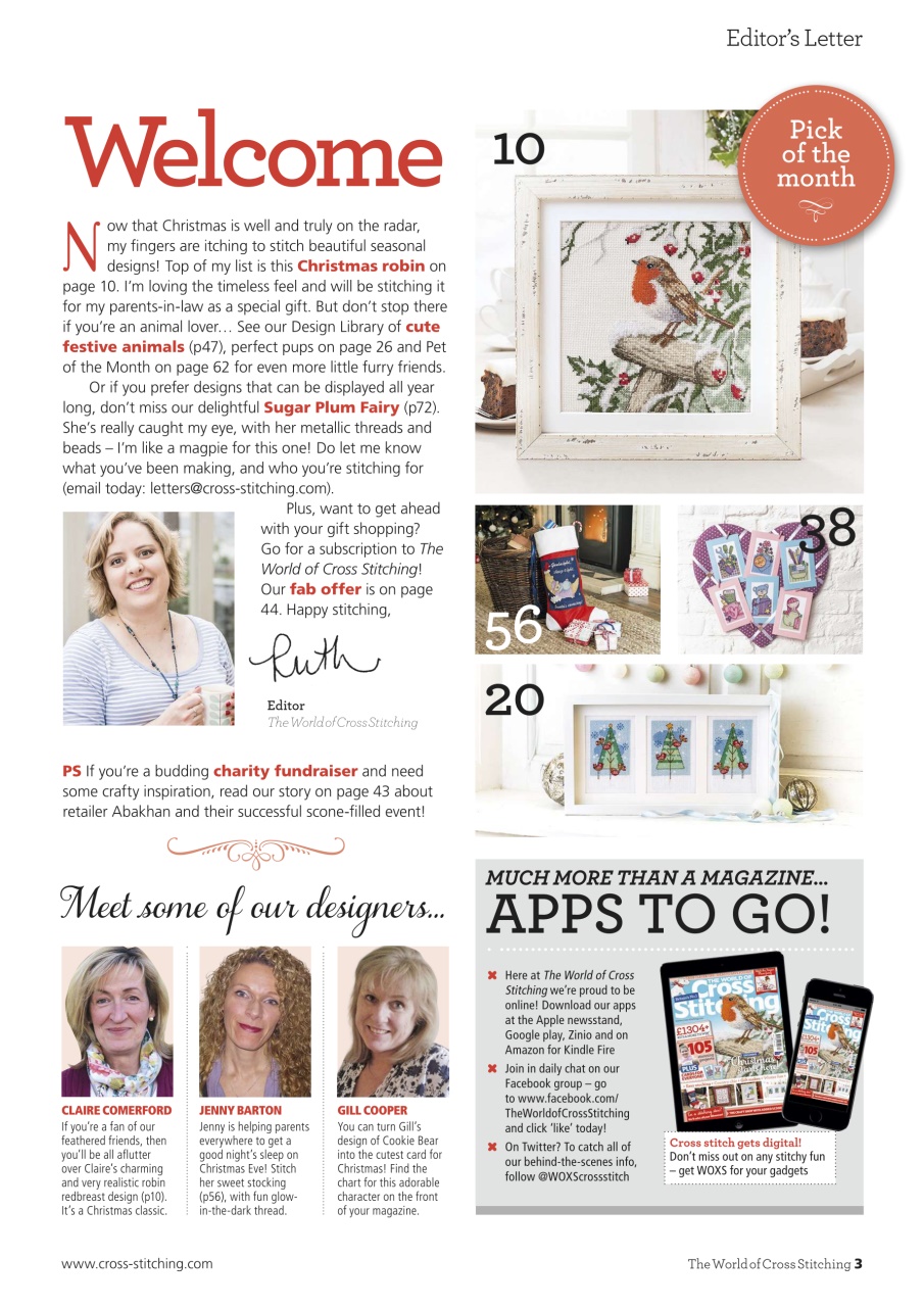 The World of Cross Stitching Preview Pages