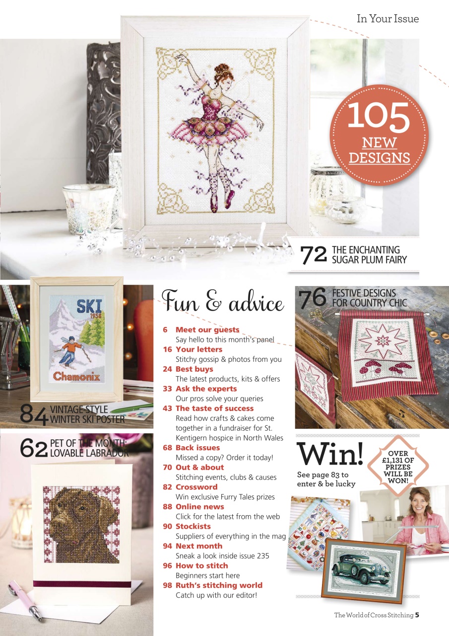 The World of Cross Stitching Preview Pages