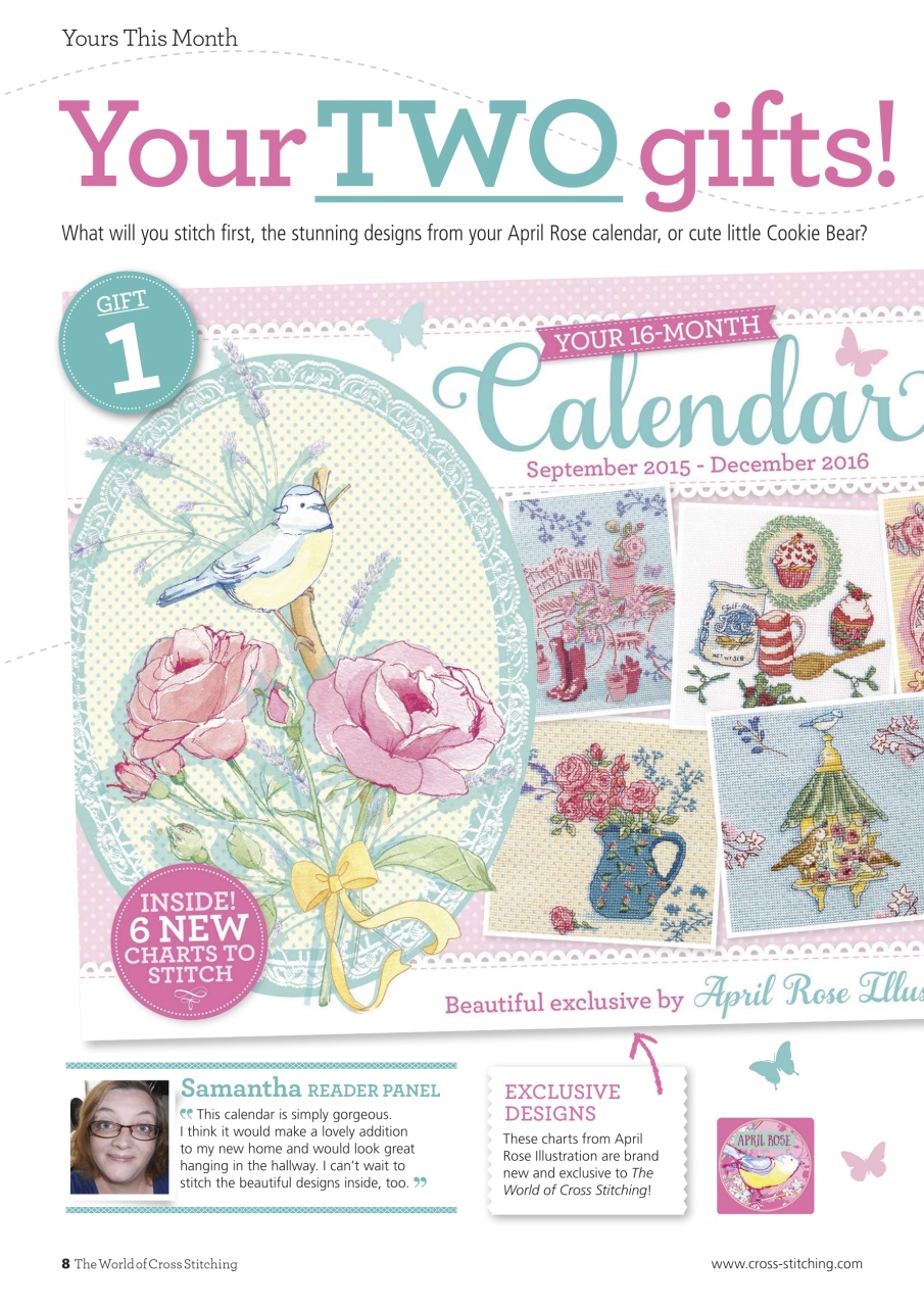 The World of Cross Stitching Preview Pages