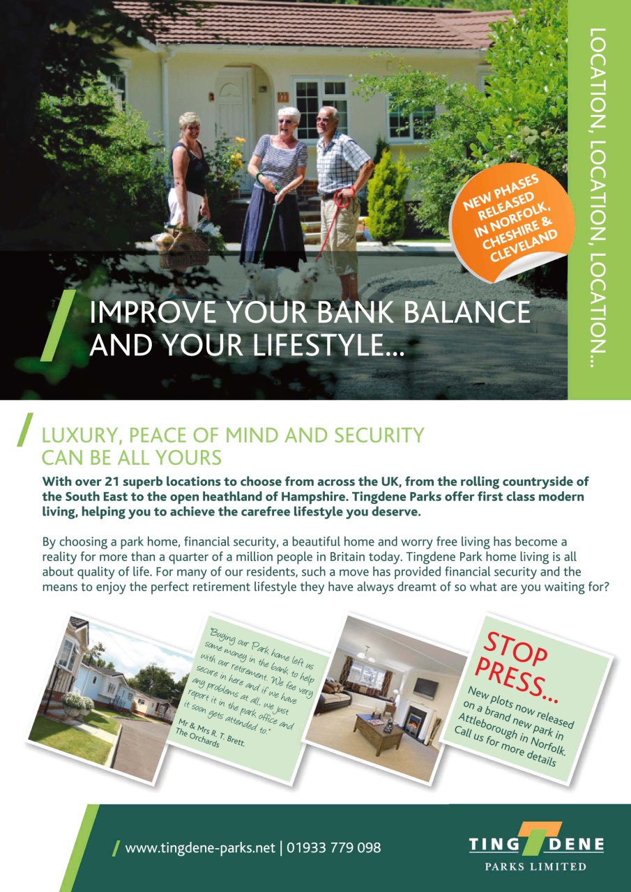 Park Home & Holiday Living Preview Pages