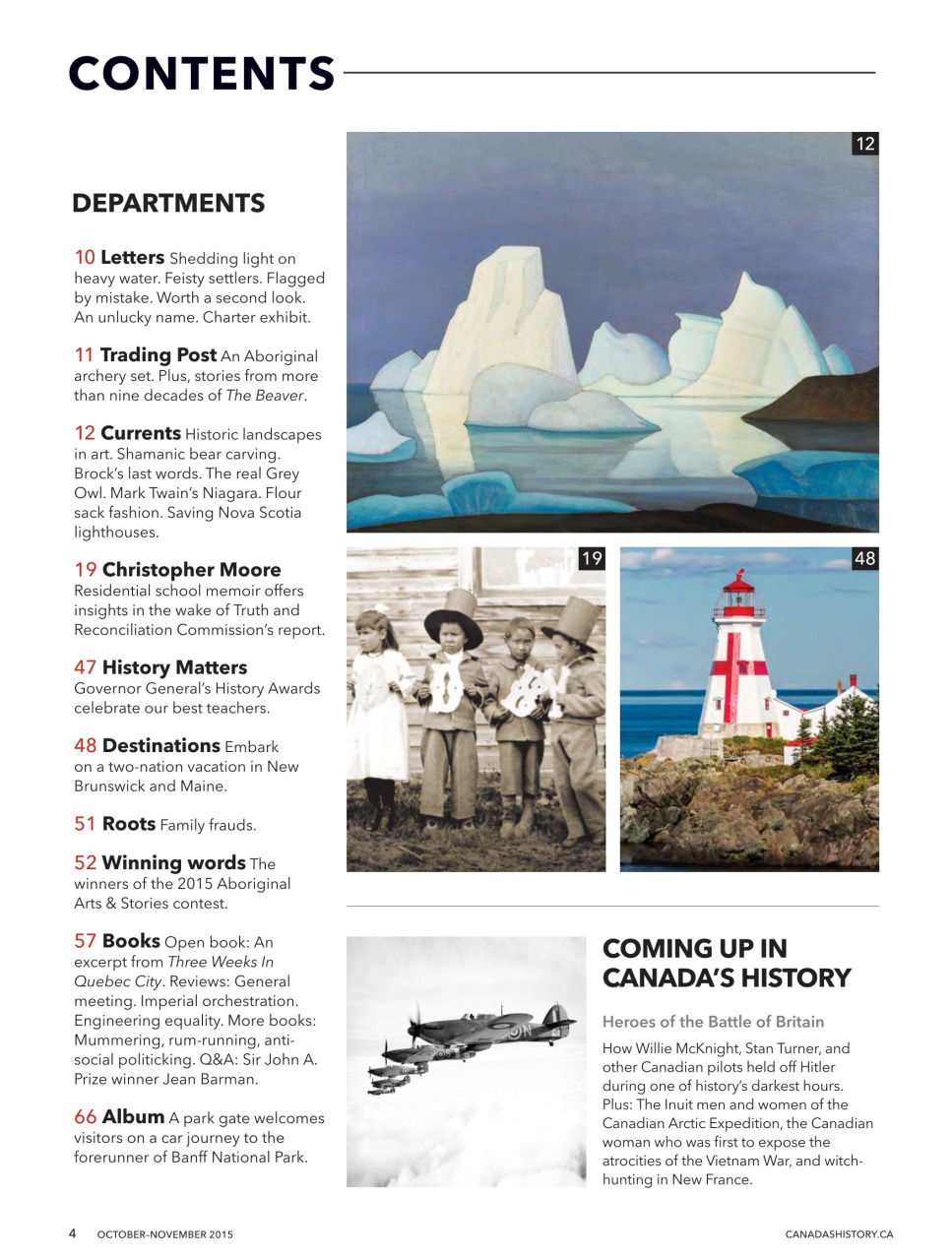 Canada's History Preview Pages