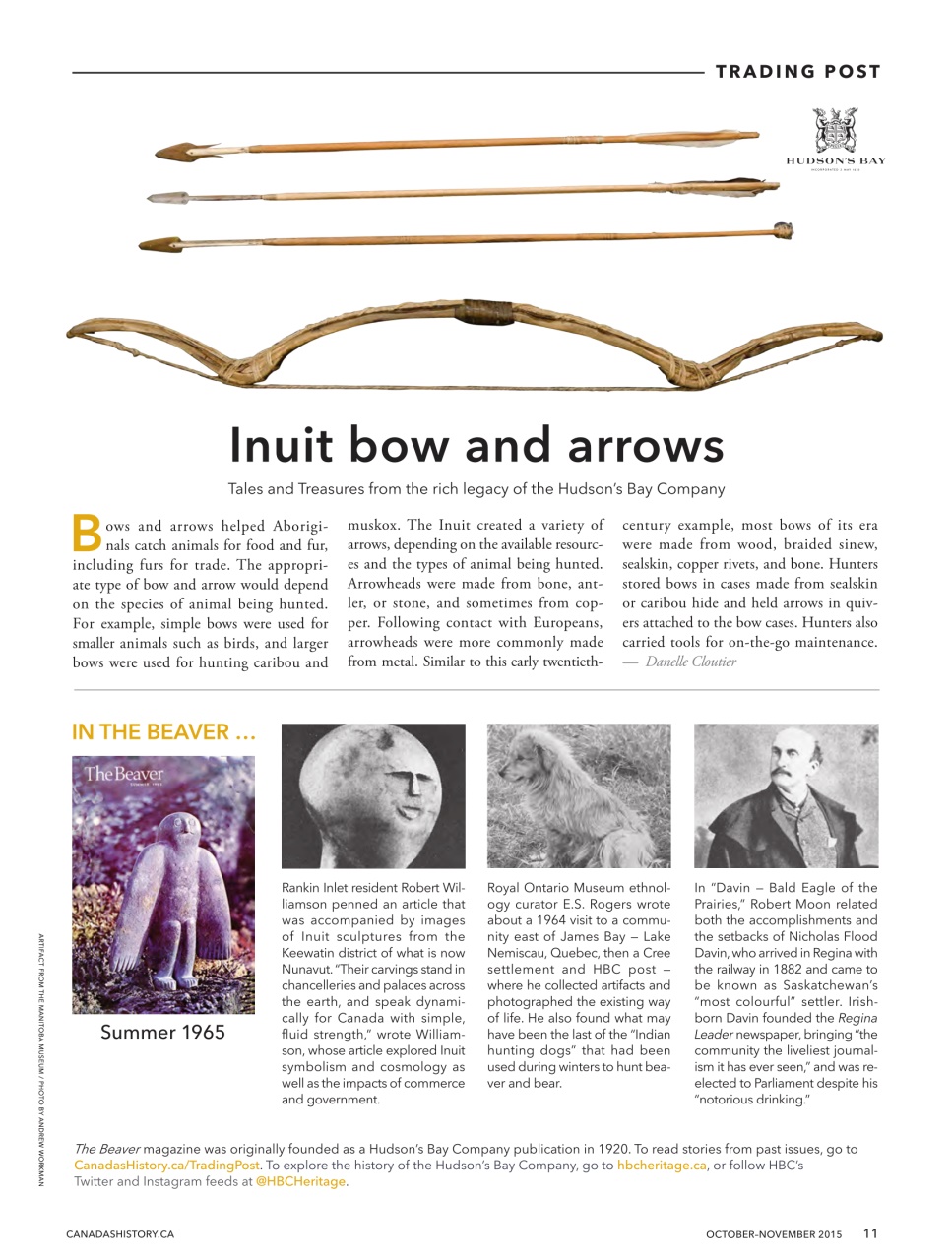 Canada's History Preview Pages