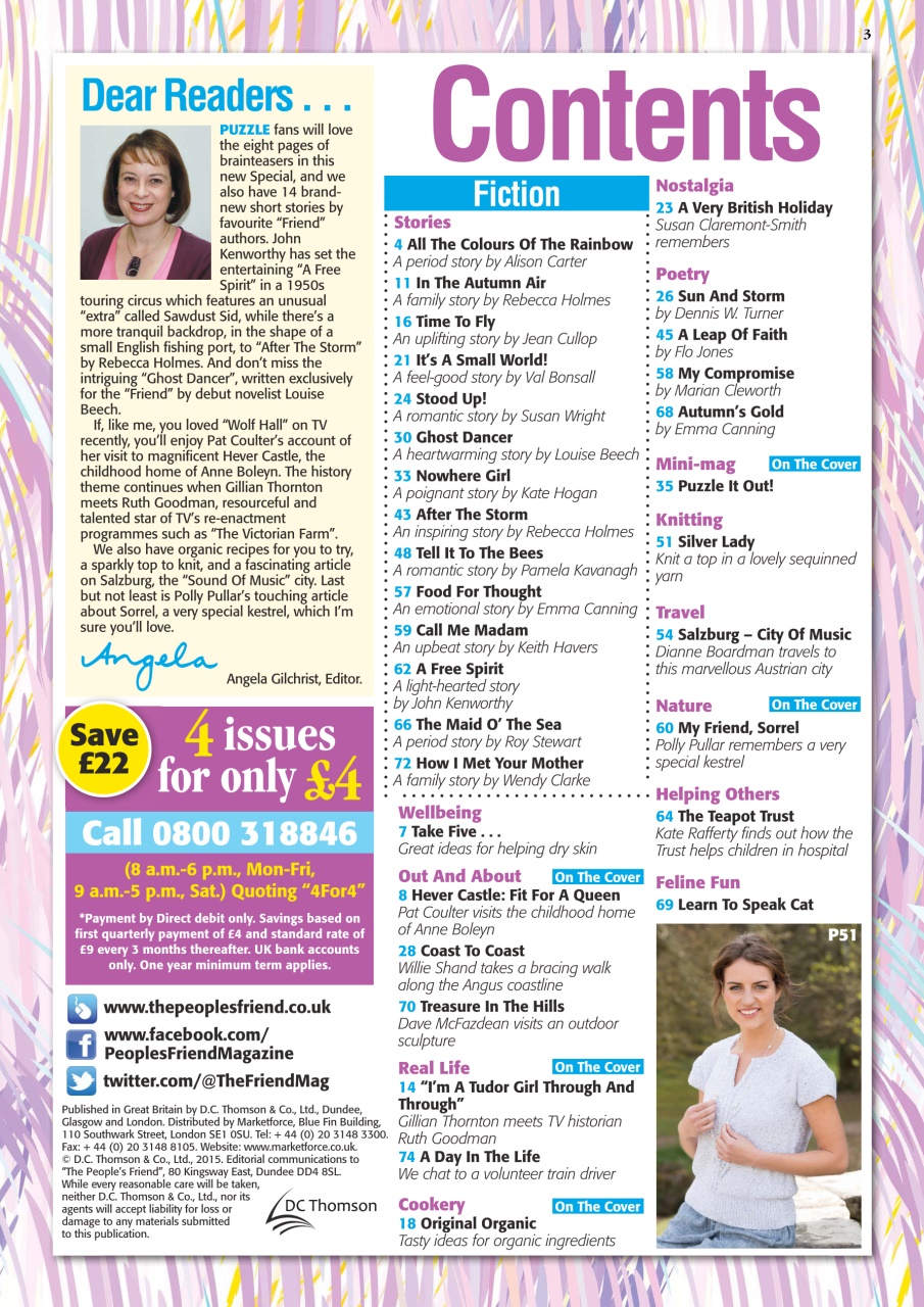 The People’s Friend Special Preview Pages