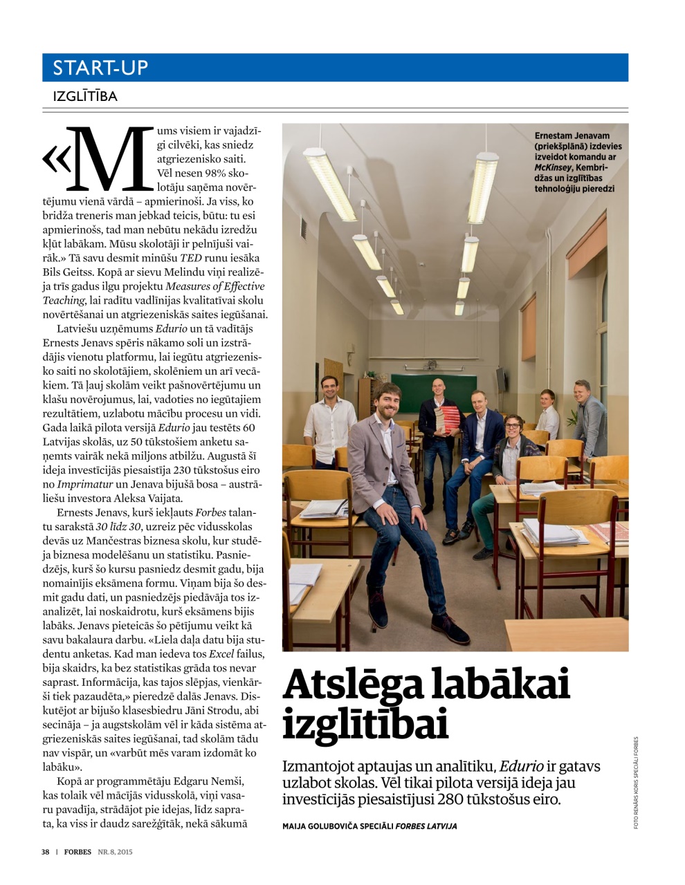 Forbes Latvia Preview Pages
