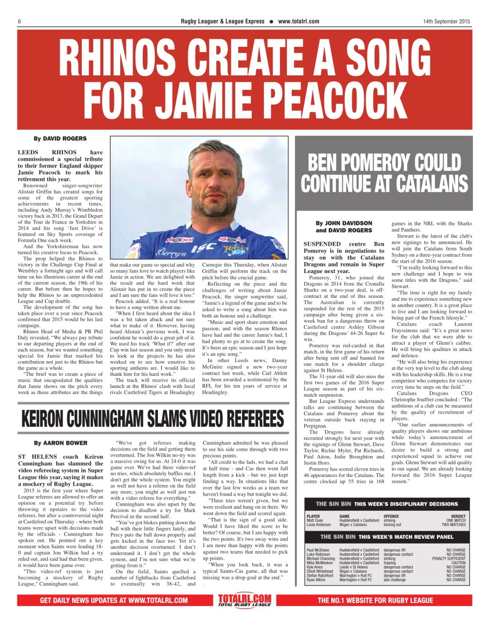 League Express Preview Pages