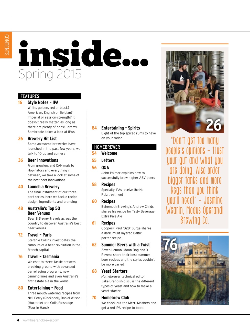 Beer and Brewer Preview Pages