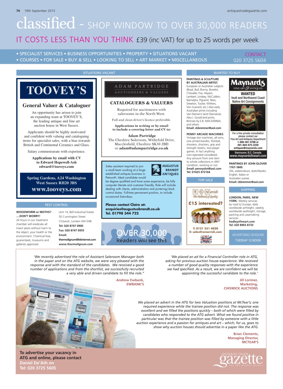 Antiques Trade Gazette Preview Pages