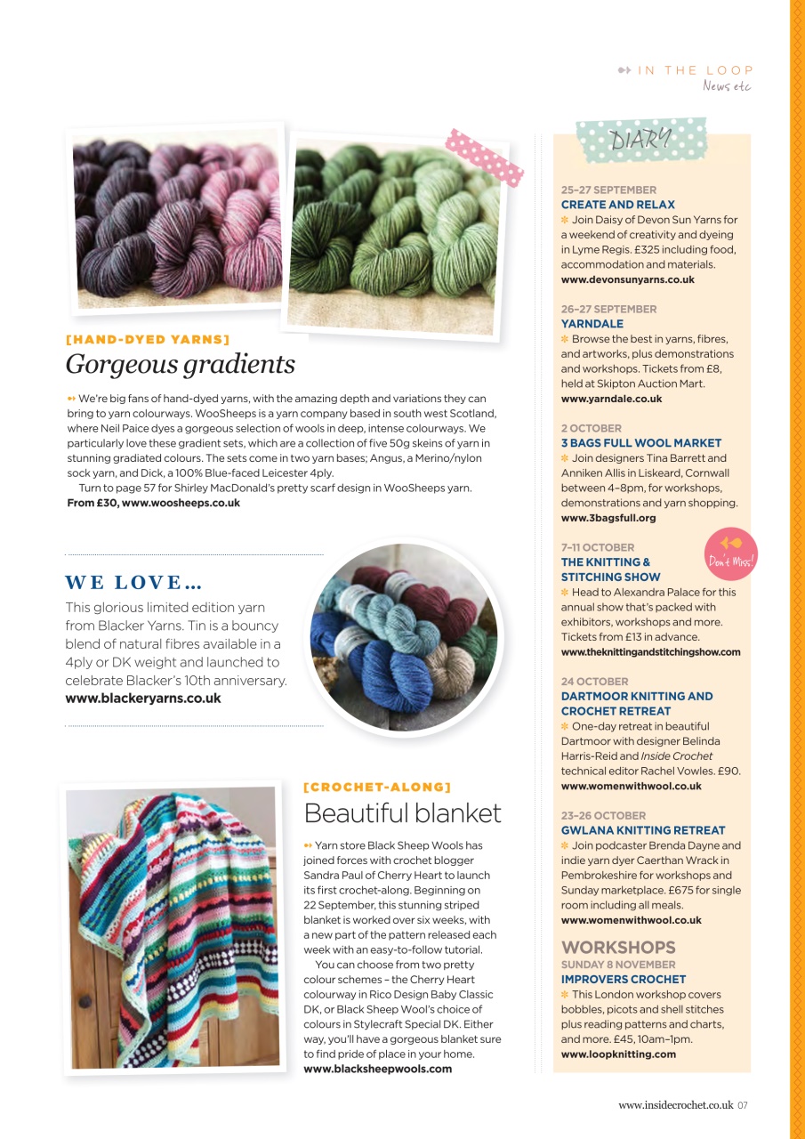 Inside Crochet Preview Pages