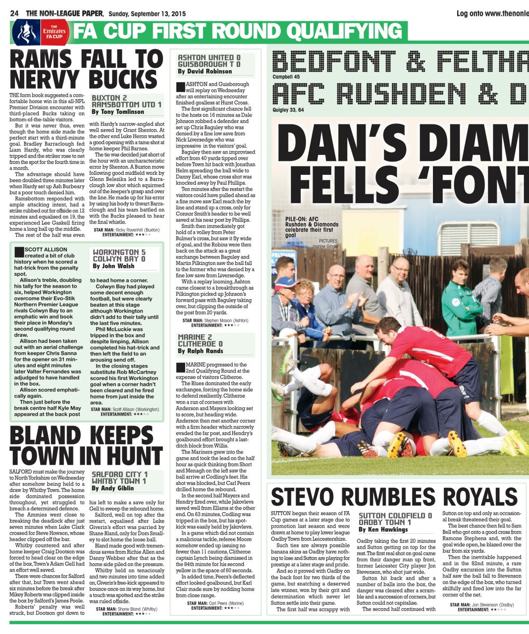 The Non-League Football Paper Preview Pages