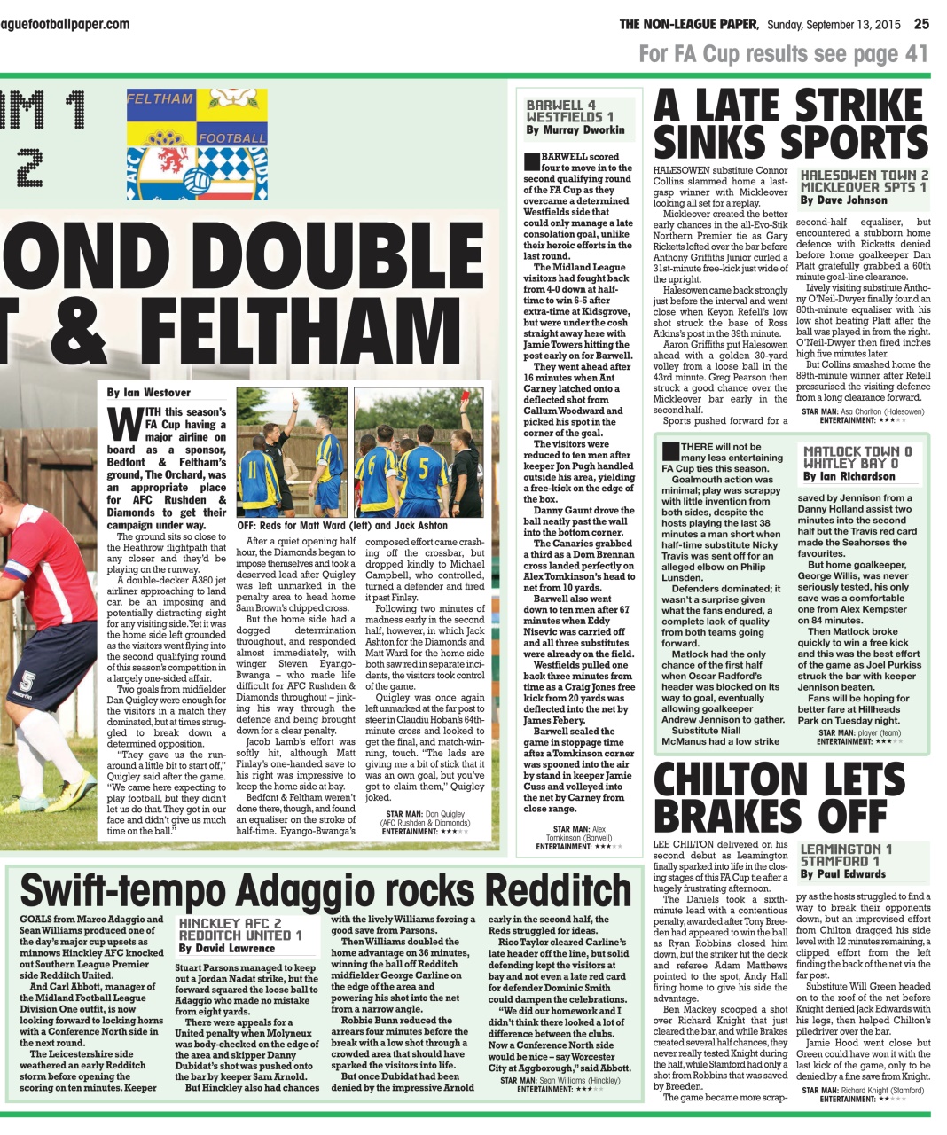 The Non-League Football Paper Preview Pages