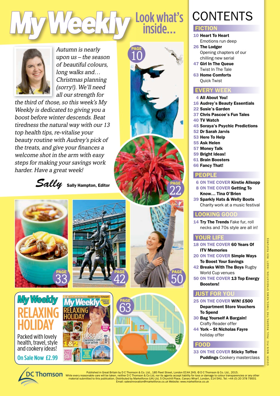 My Weekly Preview Pages