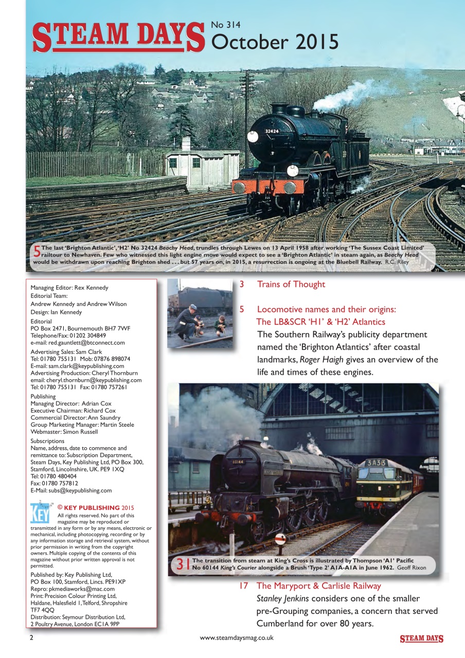 Steam Days Preview Pages