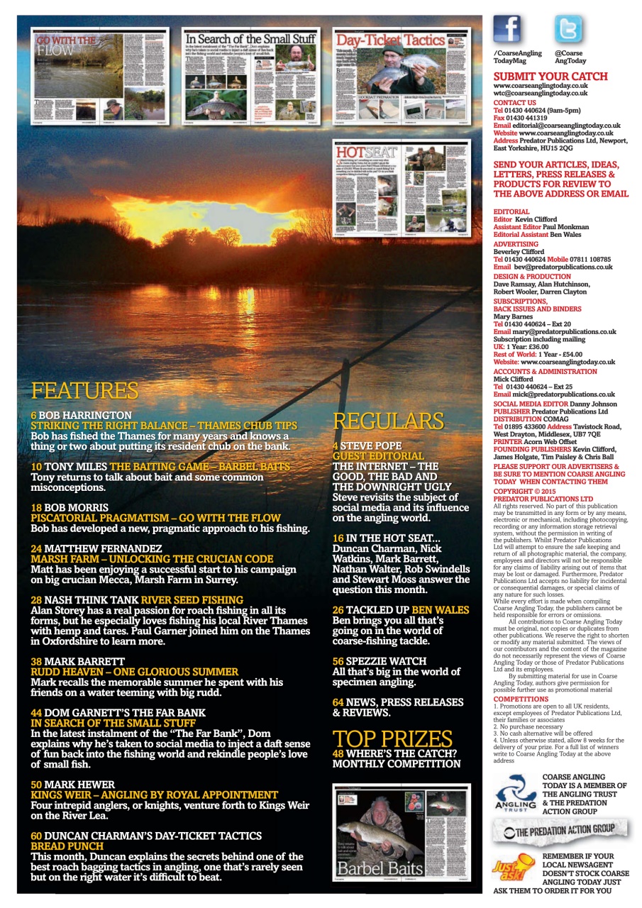 Coarse Angling Today Preview Pages