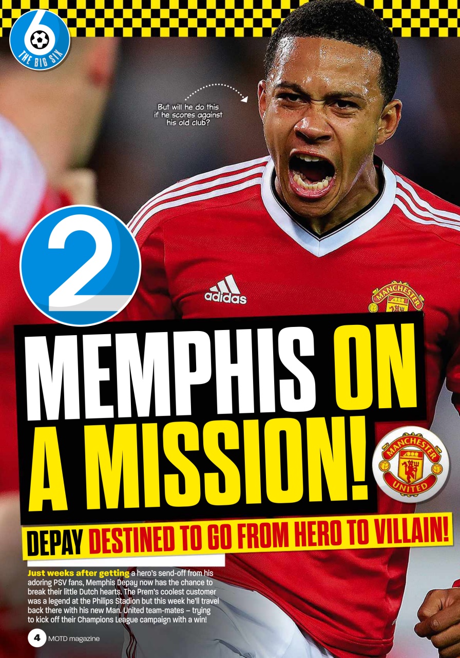 Match of the Day Preview Pages