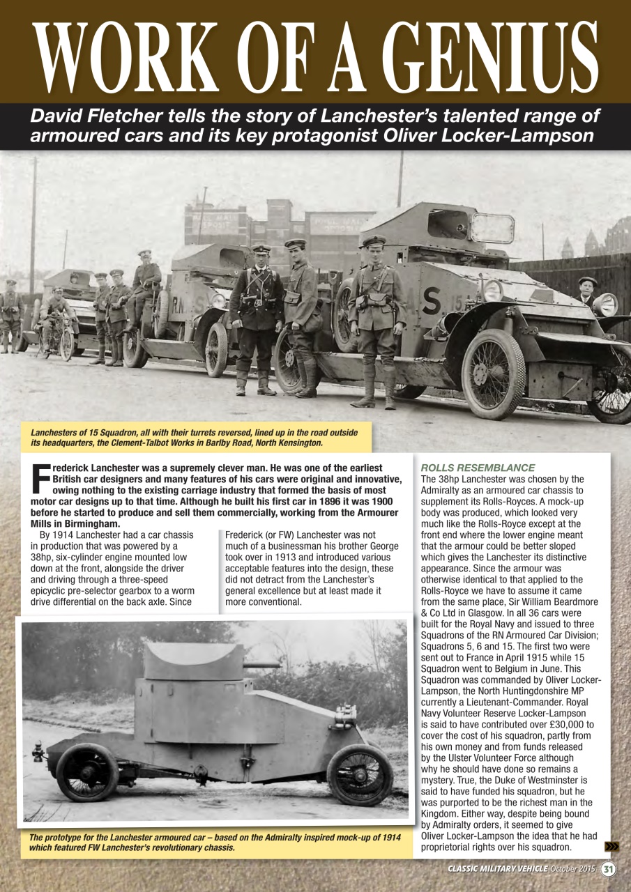 Classic Military Vehicle Preview Pages