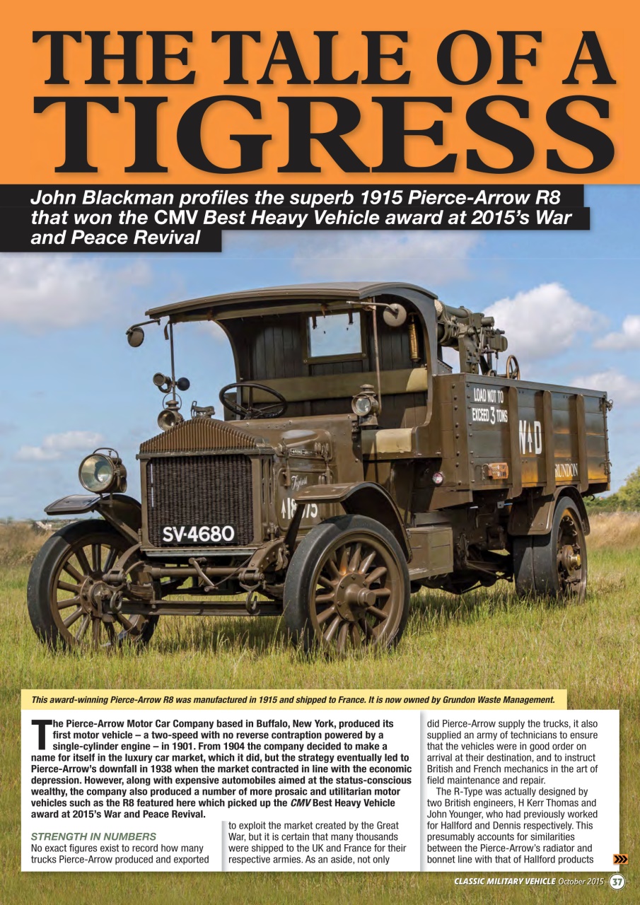 Classic Military Vehicle Preview Pages