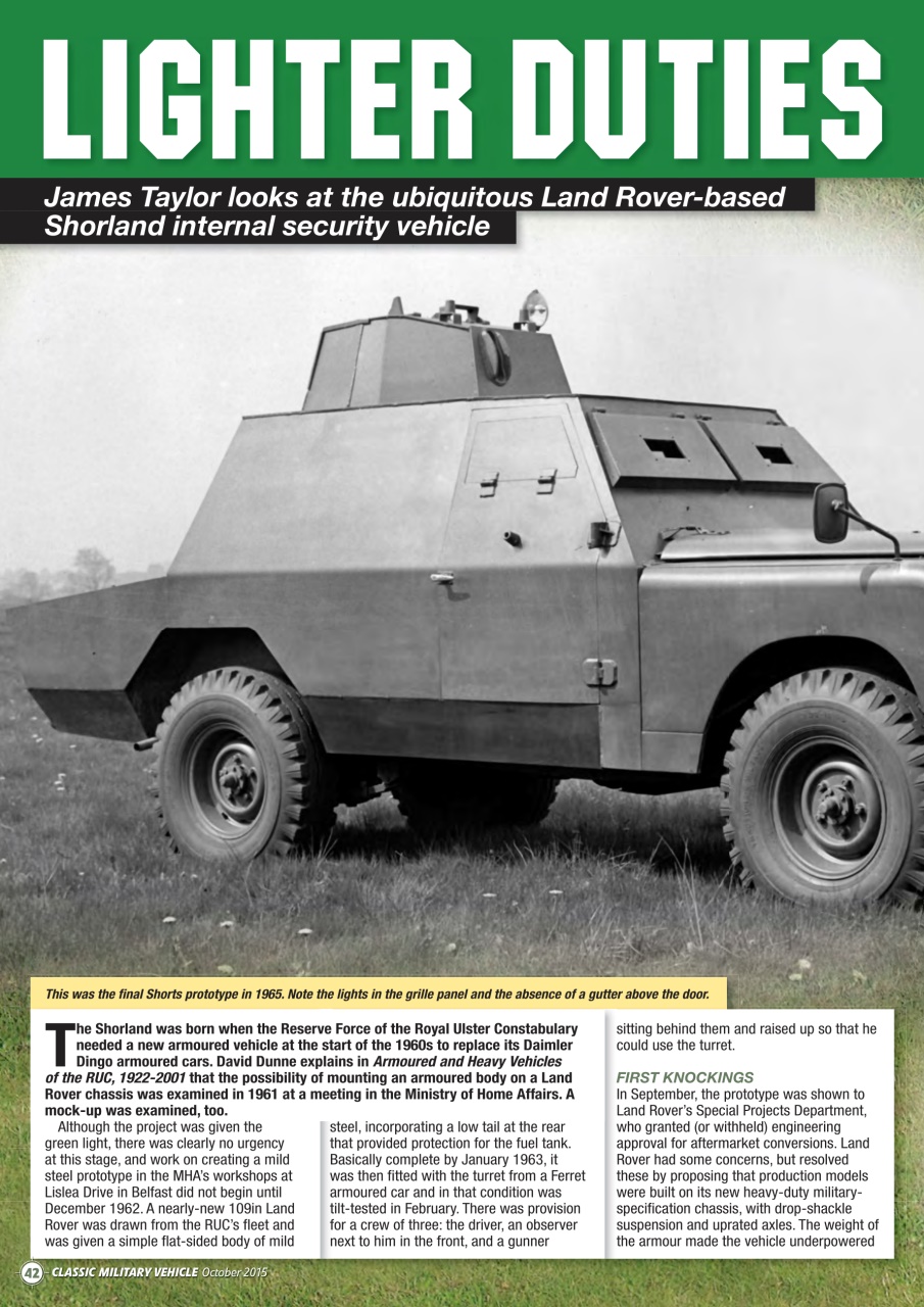 Classic Military Vehicle Preview Pages