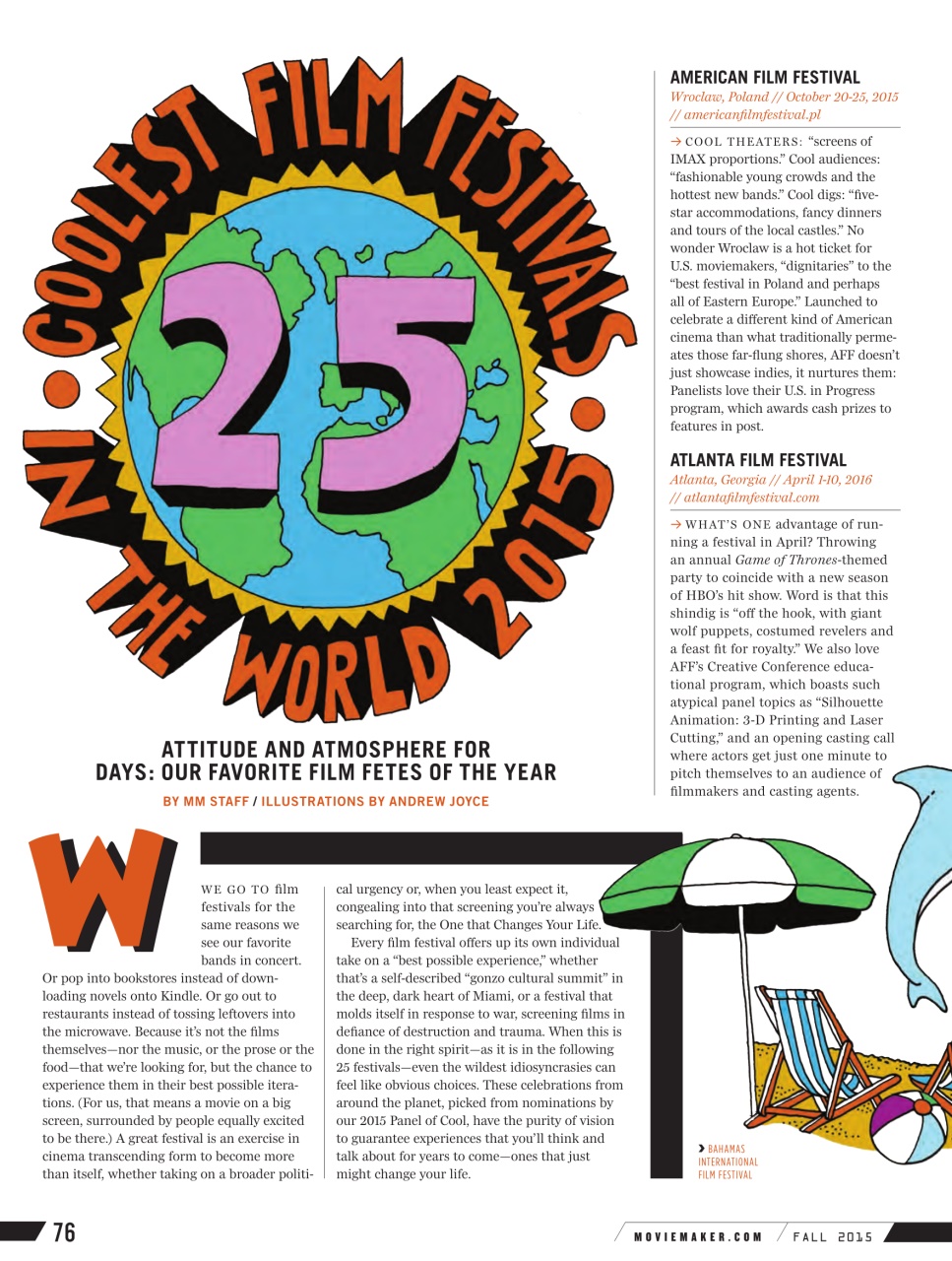 MovieMaker Magazine Preview Pages