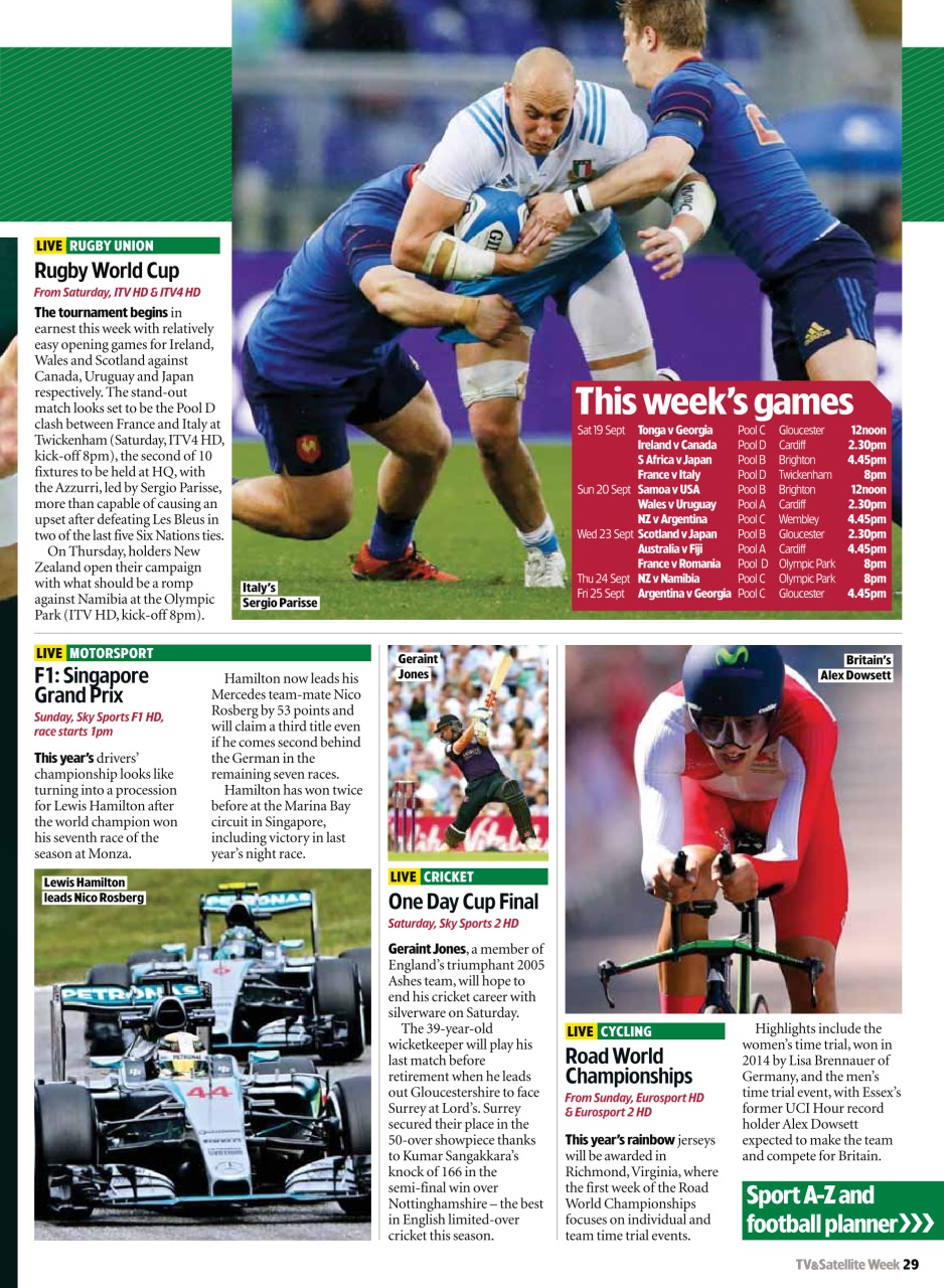 TV & Satellite Week Preview Pages
