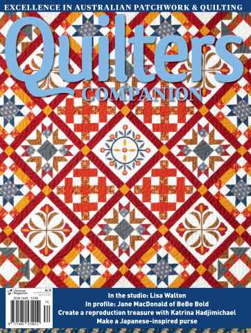 Quilters Companion issue Issue#75 Oct/Nov 15