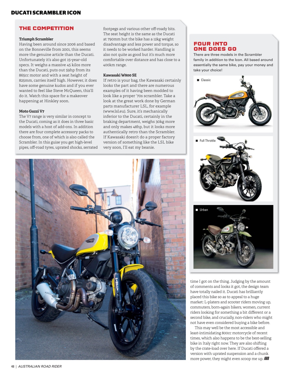 Australian Road Rider Preview Pages