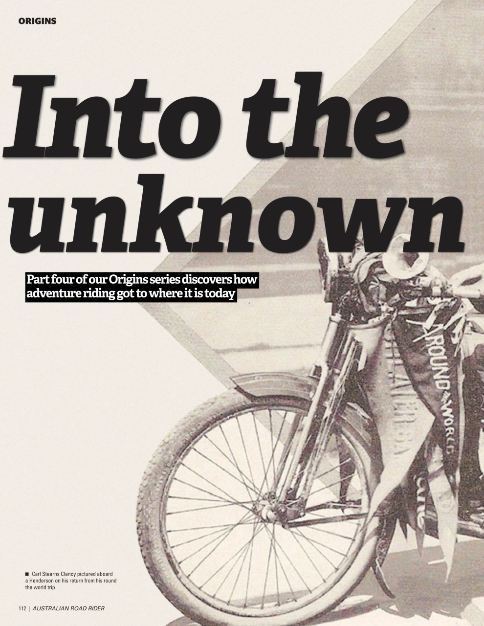 Australian Road Rider Preview Pages