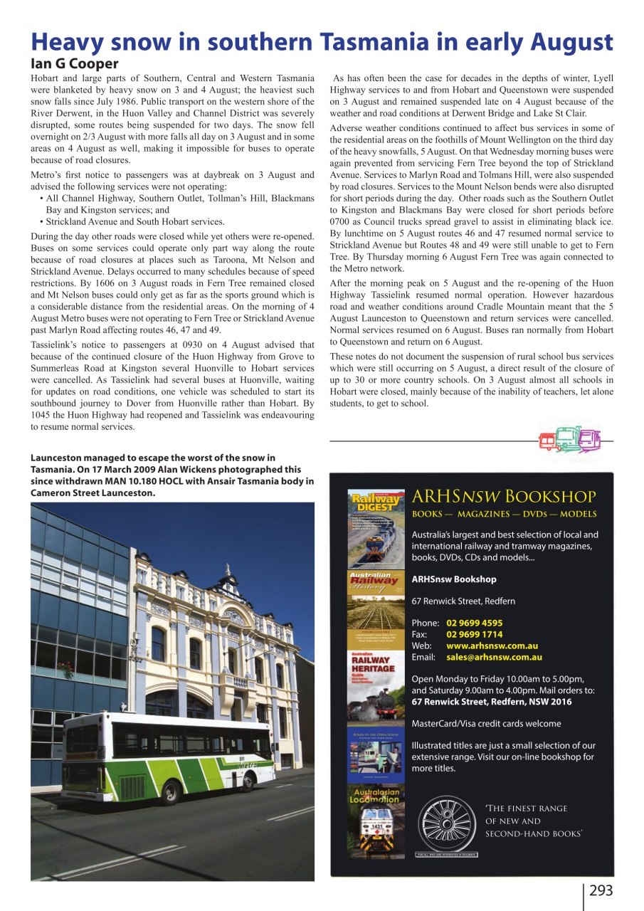 Transit Australia Preview Pages