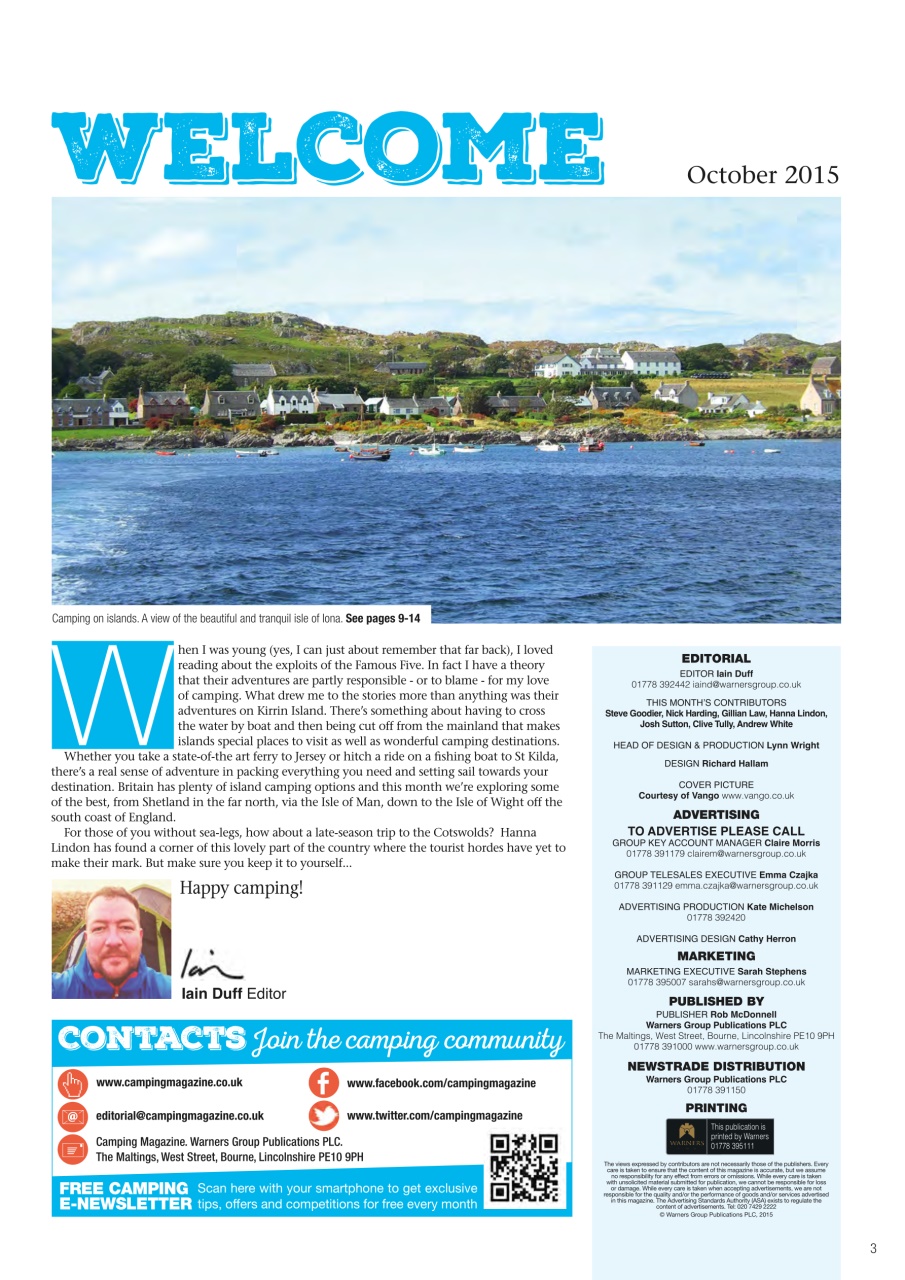 Camping Preview Pages