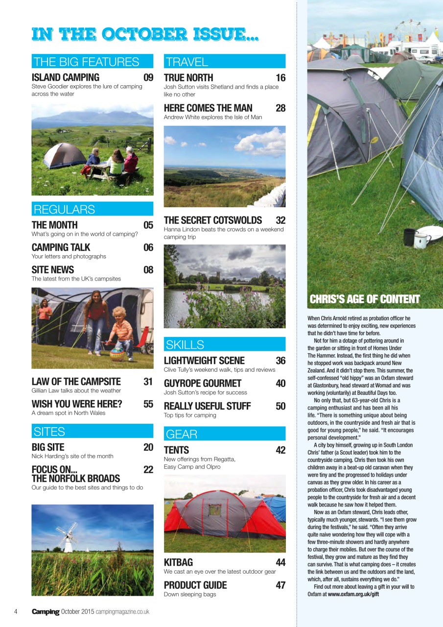 Camping Preview Pages