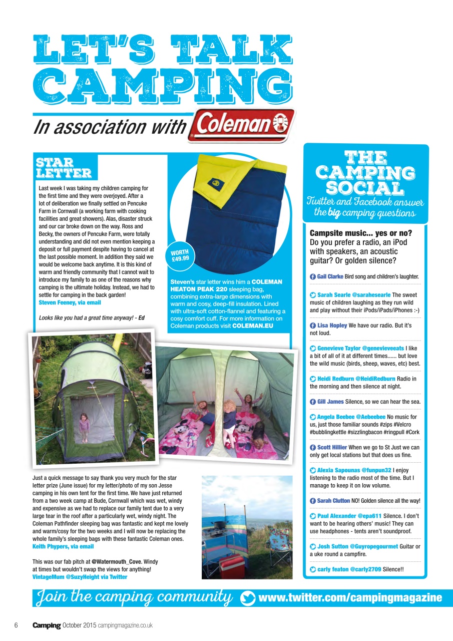 Camping Preview Pages